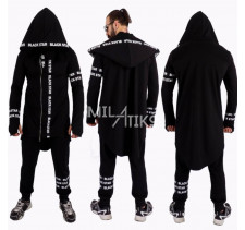 Спортивный костюм мужской. Мантия и штаны. Черный